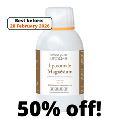 SANUSq Health Liposomal Magnesium 250 ml - 50% off, best before February 2026