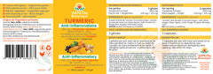 health benefits of turmeric - Label