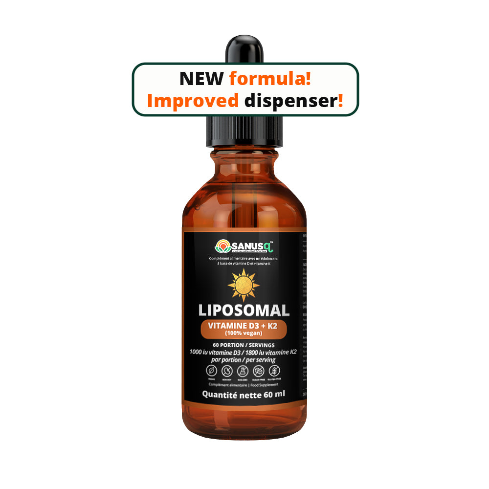 Liposomal Vitamin D3+K2 - 60ml | SANUSq Health